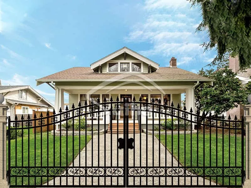 20ft Bi-Parting Iron Gate