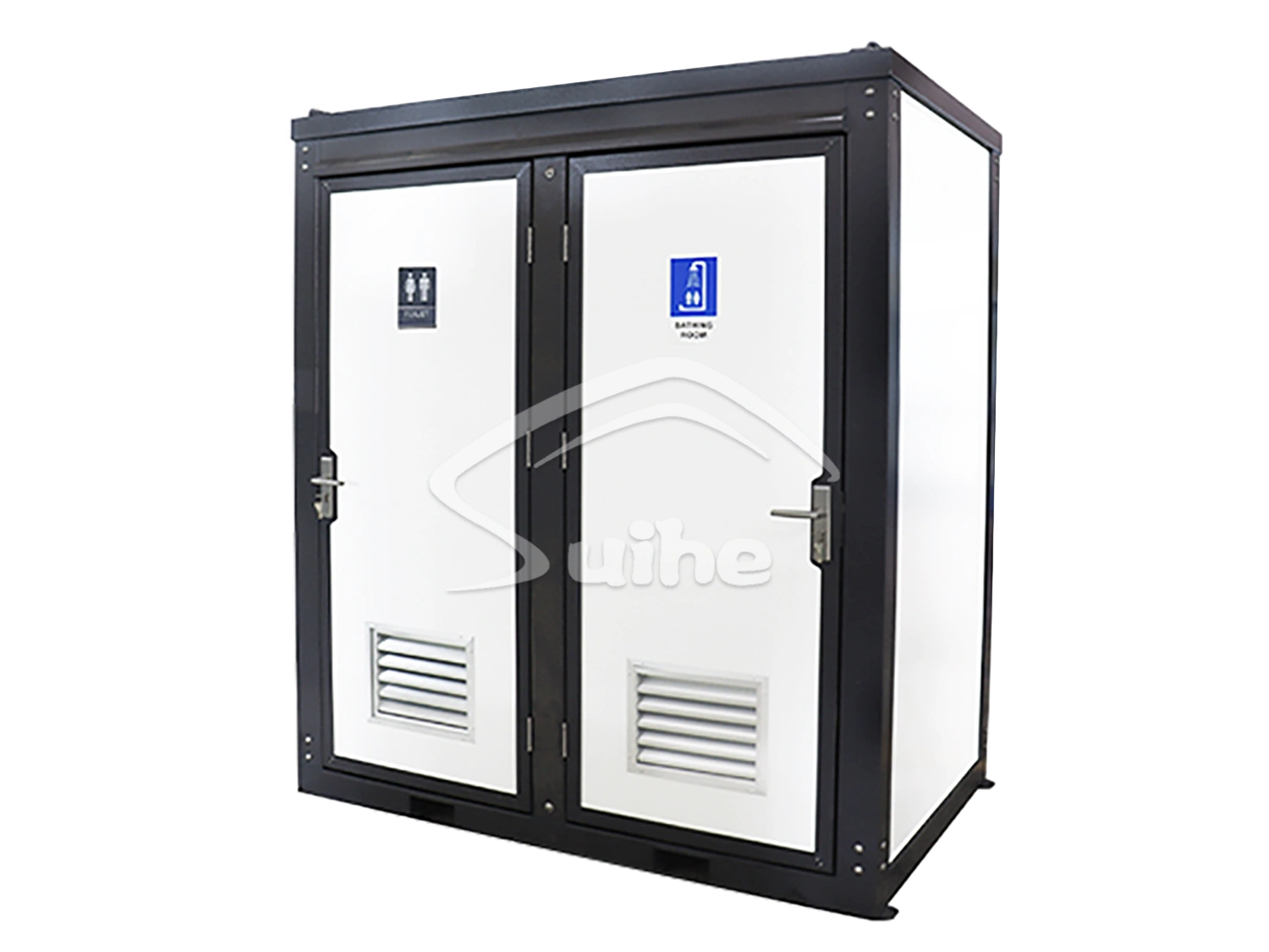 Double  Toilet with shower room and toilet separation