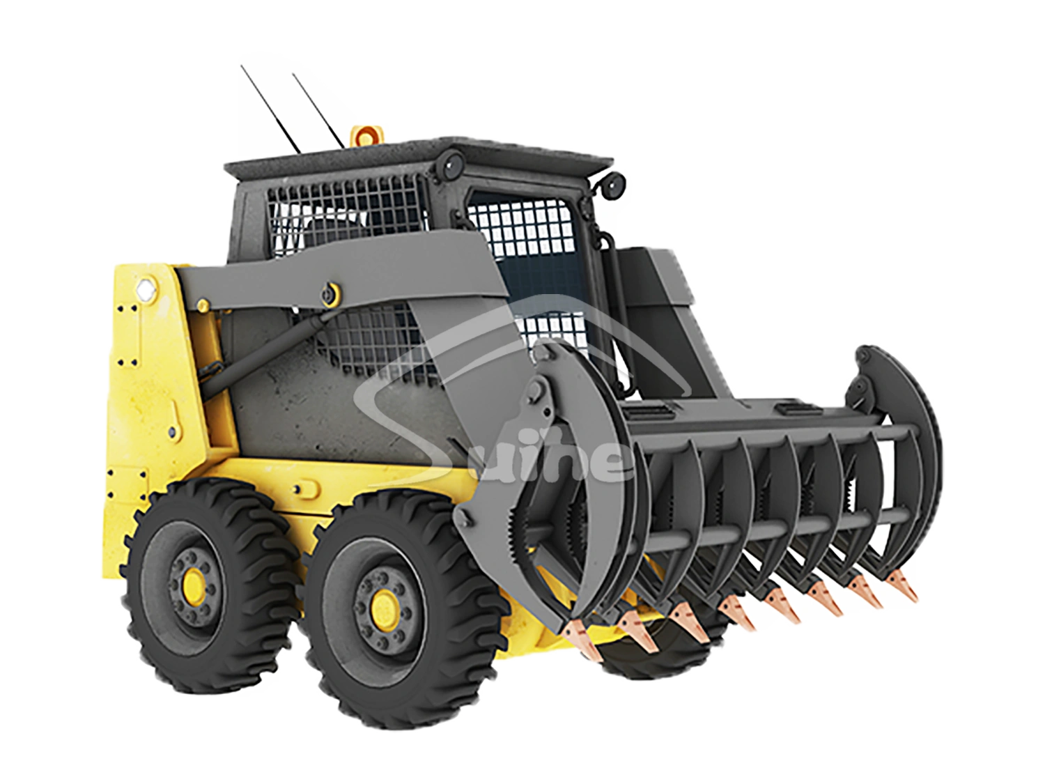 Heavy grass fork grapple