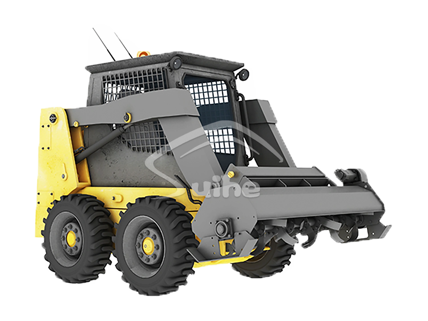 Skid steer rotary cultivator