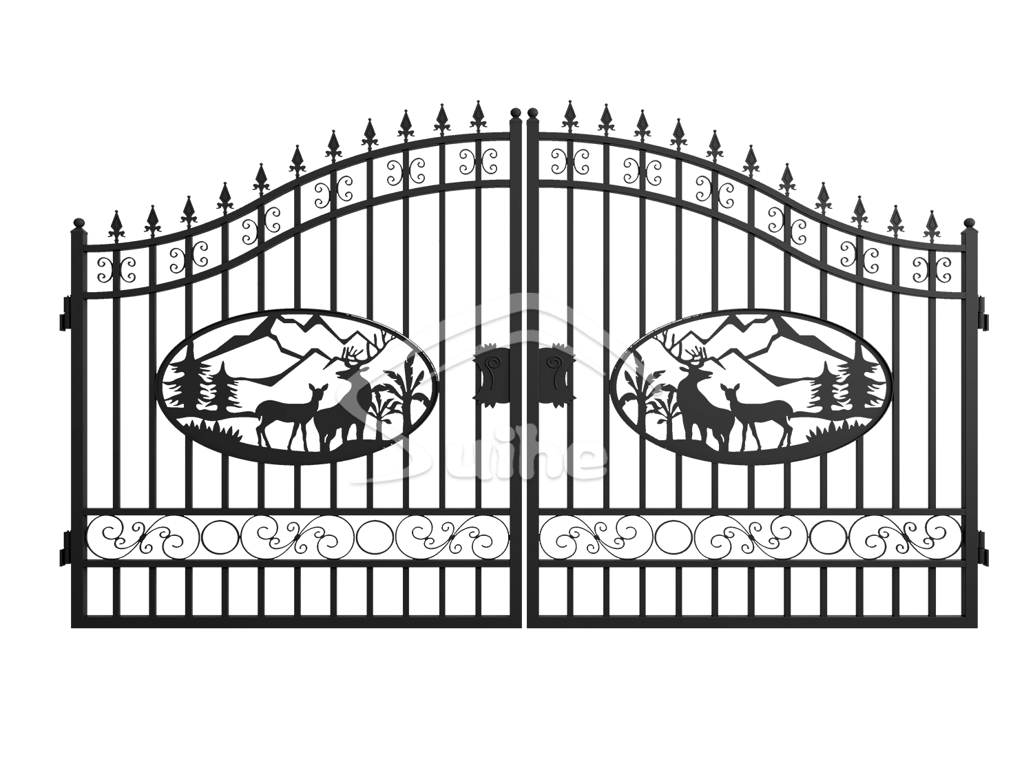 12 FT IRON GATE - TM12-LUBS