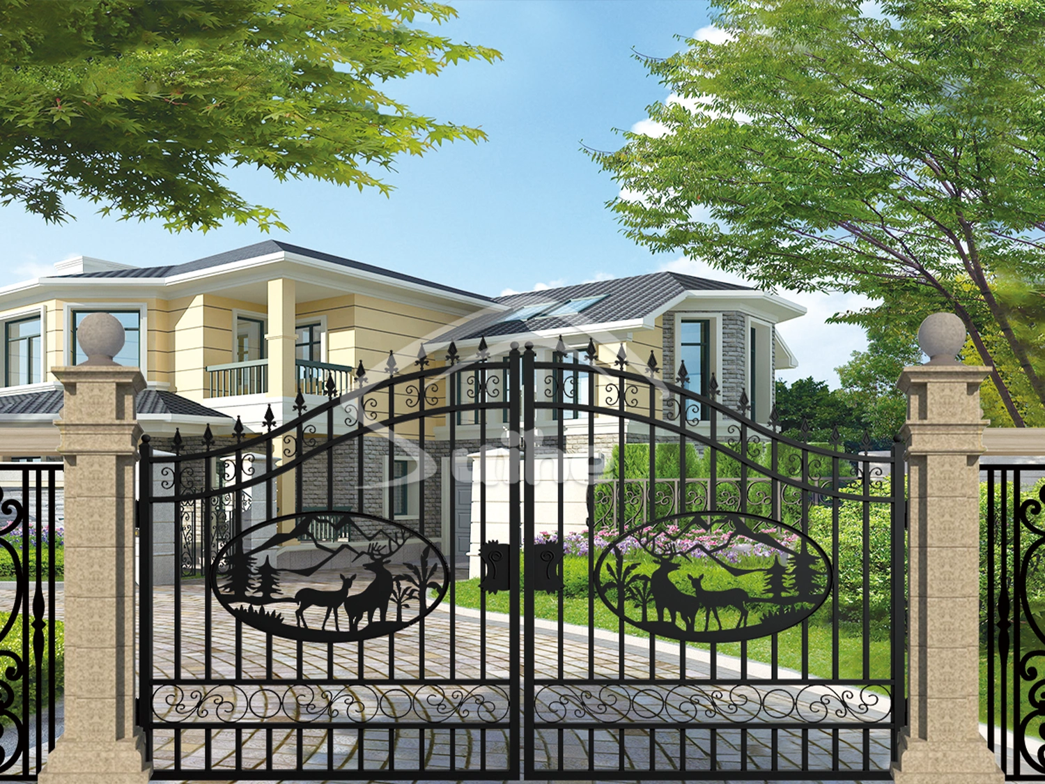 12 FT IRON GATE - TM12-LUBS