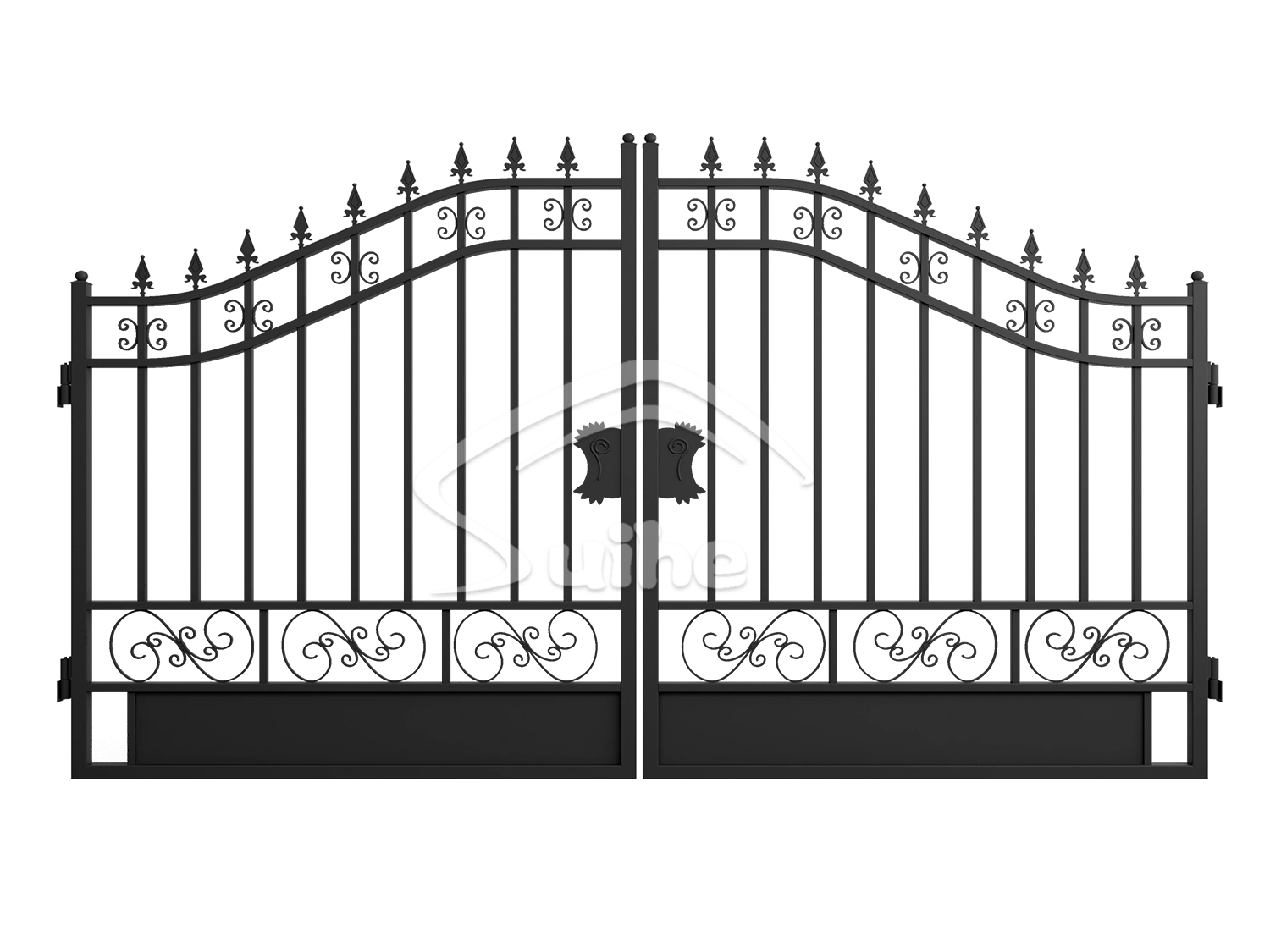 12 FT IRON GATE - 025-09-12(8-001B05