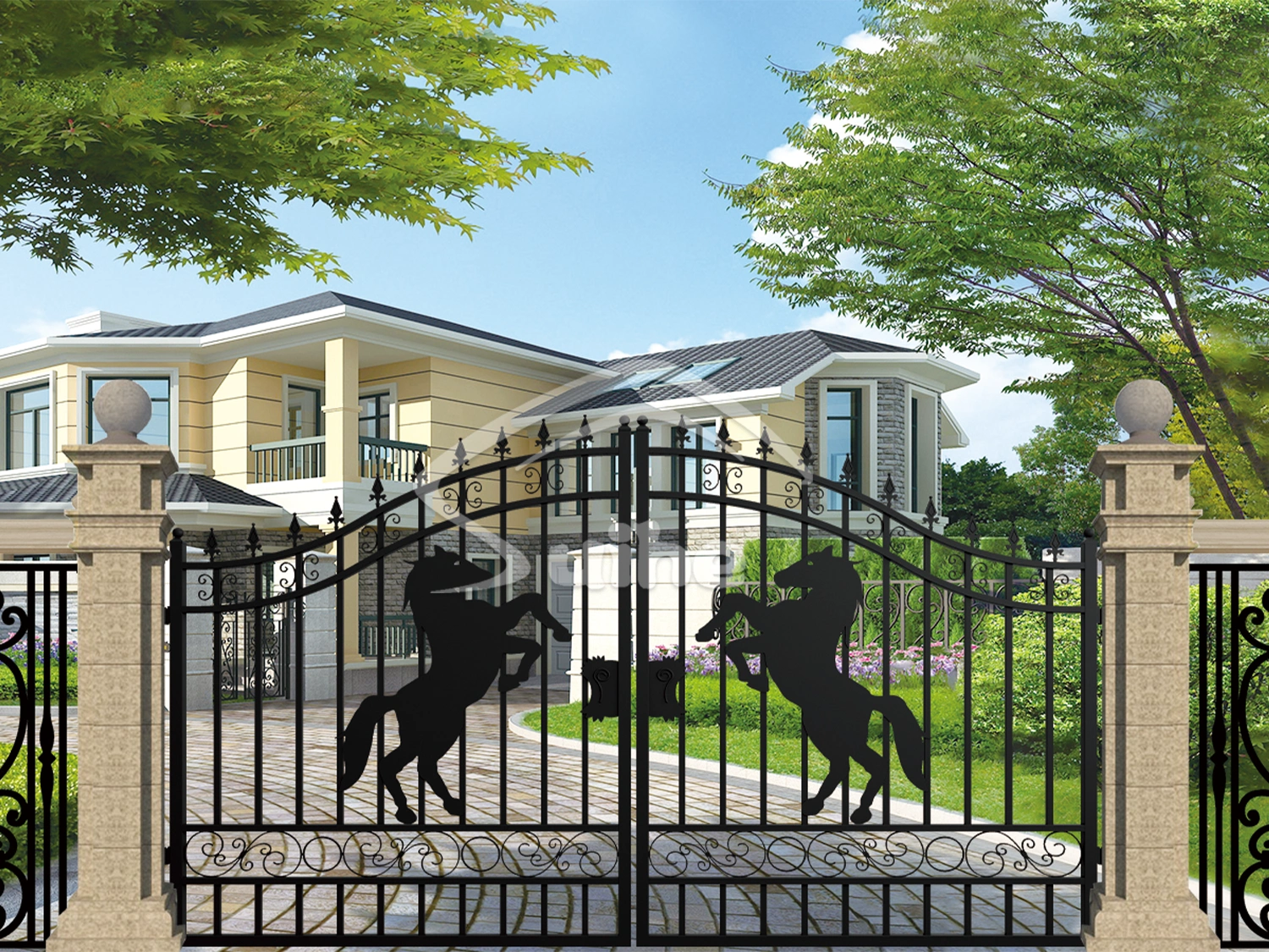 12 FT IRON GATE - TM12-DMES