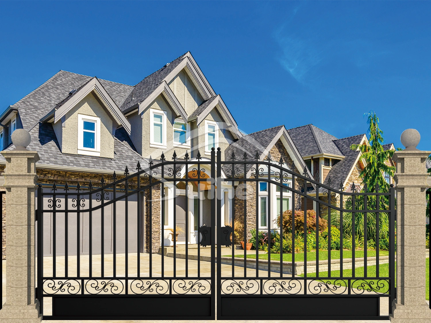 14 FT IRON GATE - 025-09-14(8-001B04
