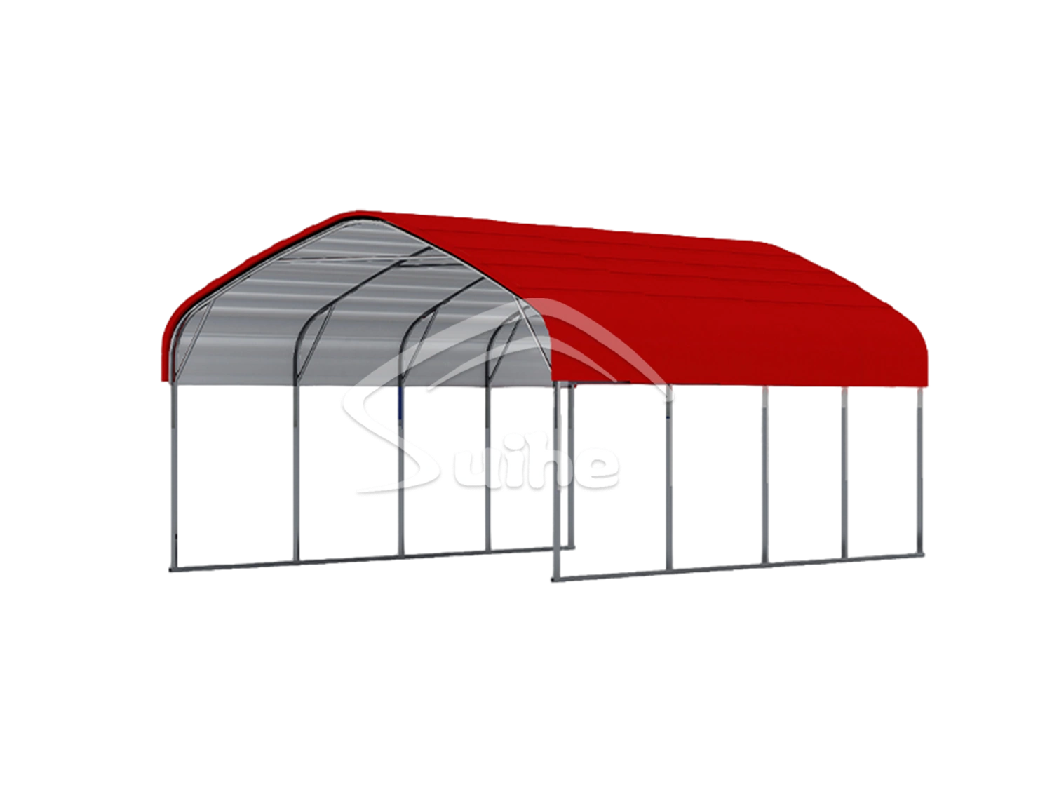 M1220    All Steel Carport 12'W 14'W 20'W