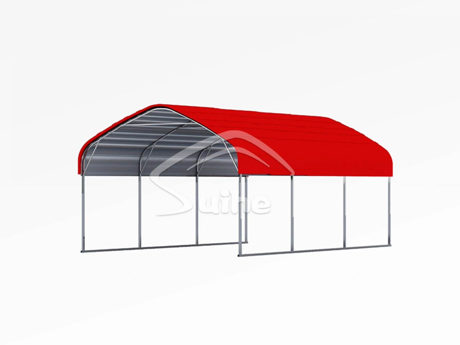 M1220    All Steel Carport 12'W 14'W 20'W