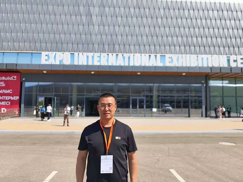 Jacky Zhang, the director of marketing and sales represented our Suihe Gruop as a exhibitor at AstanaBuild 2025. Jacky Zhang, the director of marketing and sales represented our Suihe Gruop as a exhibitor at AstanaBuild 2025.