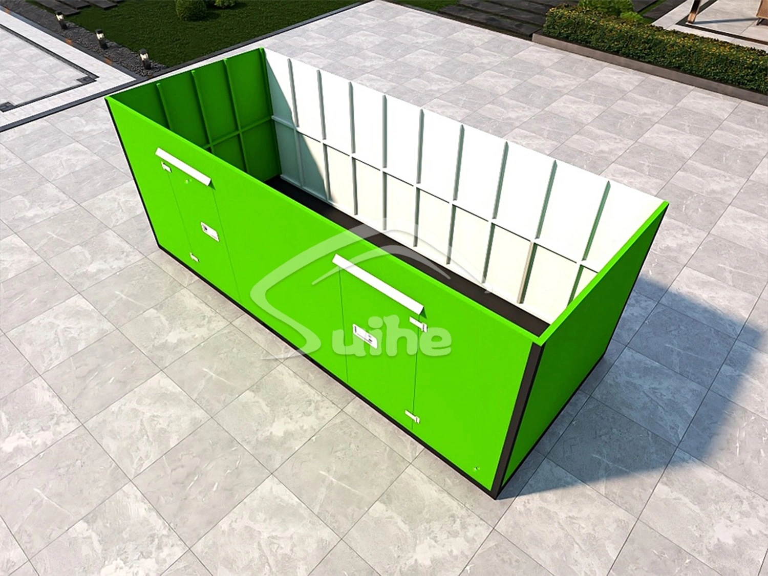 20FT Mobile warehouse（Two-door layout without partitions