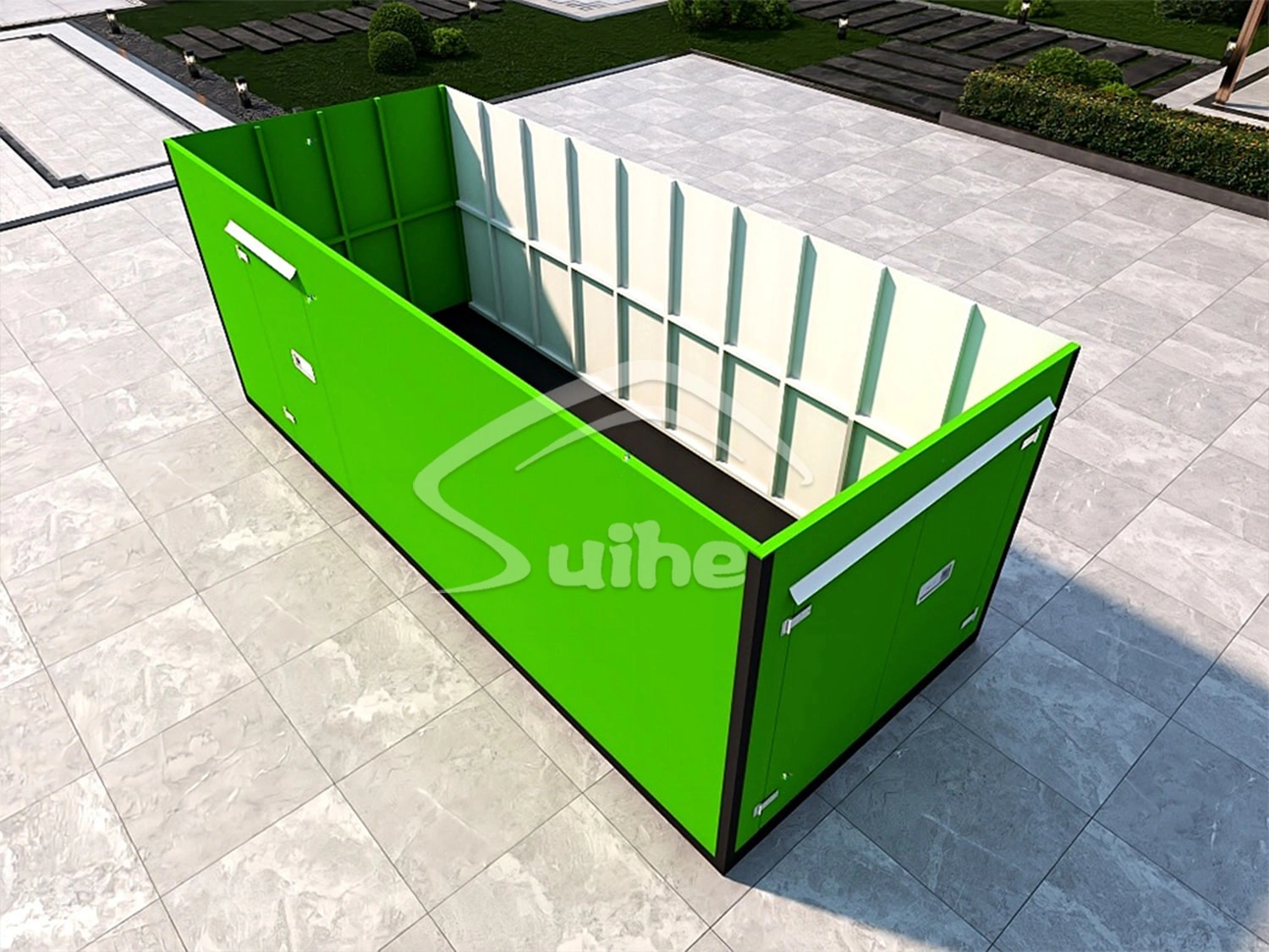 20FT Mobile warehouse（Double doors with no partition）