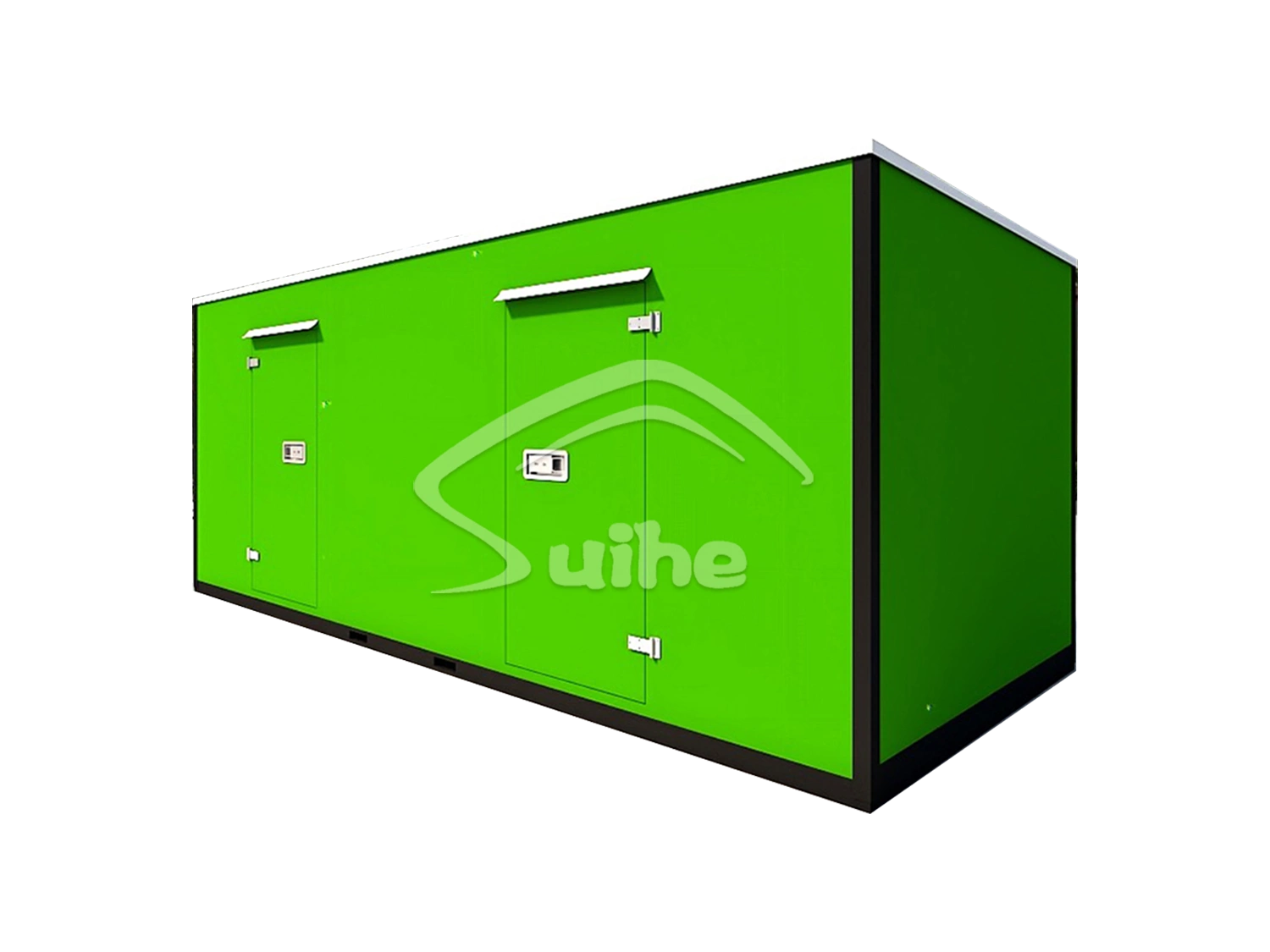 20FT Mobile warehouse（Four doors (two on each side) with partitions）