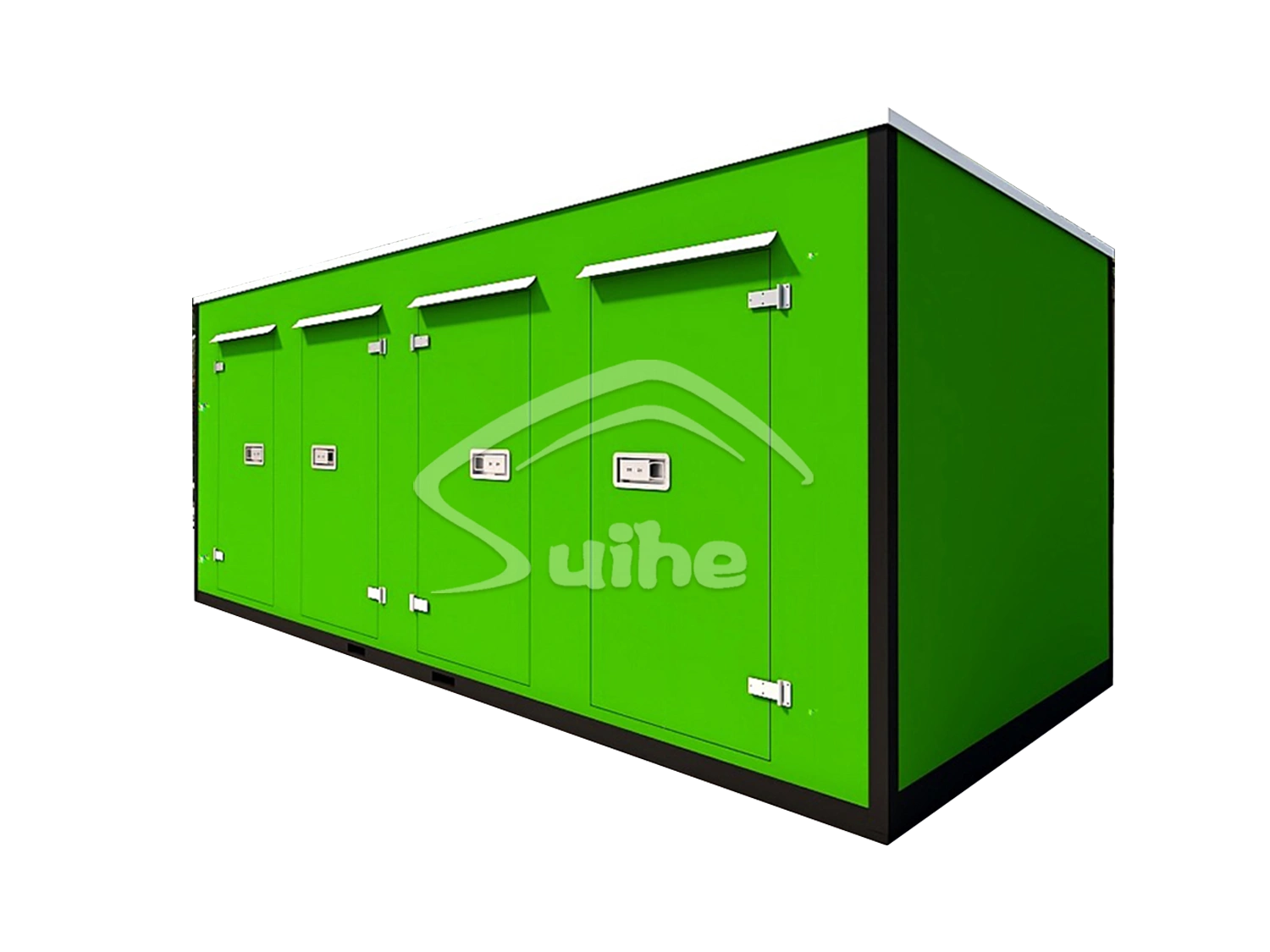 20FT Mobile warehouse（Eight-door layout with partition）